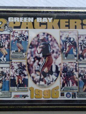 Green Bay Packers Super Bowl XXXI Champions NFL Photo Wall Plaque Wood - 1996